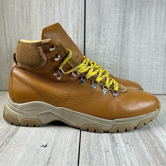 Greats Brooklyn The Park Hiker Lace Up Hiking Brown Leather Boot Men\'s Size 9 main image 9